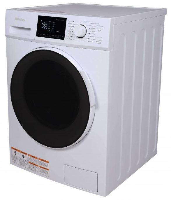 Danby - 2.7 cu. Ft All-In-One Washer Dryer Combo in White - DWM120WDB-3