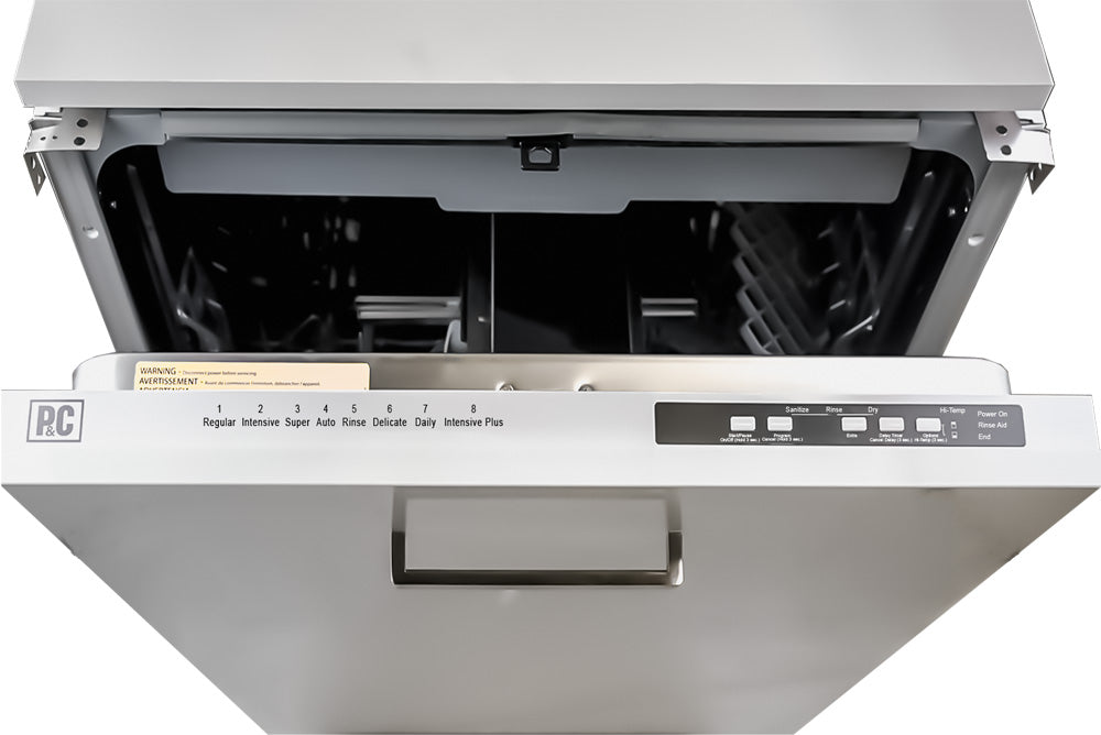 Porter & Charles - 47 dBA Built In Dishwasher in Panel Ready - DWVFI