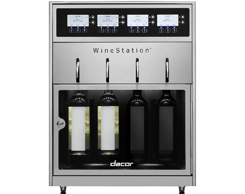 Dacor - 25.6 Inch 4 Bottles Wine Station in Stainless - DYWS4