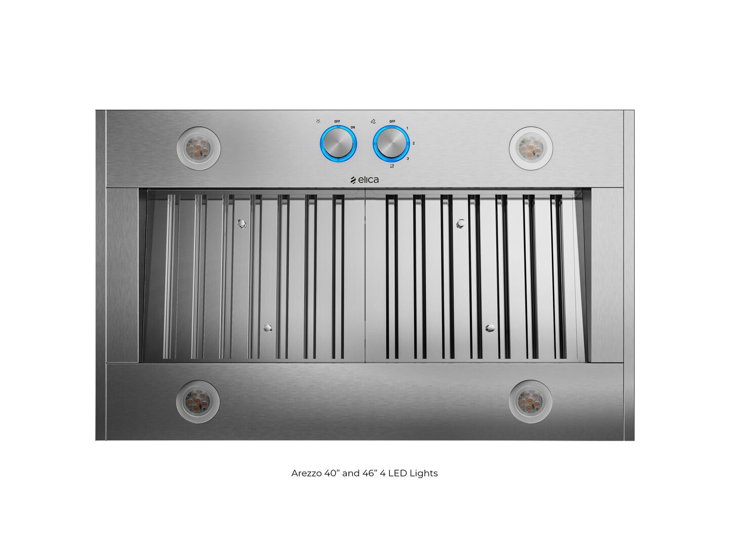 Elica - 41 Inch 1200 CFM Insert Vent in Stainless - EAR140S4