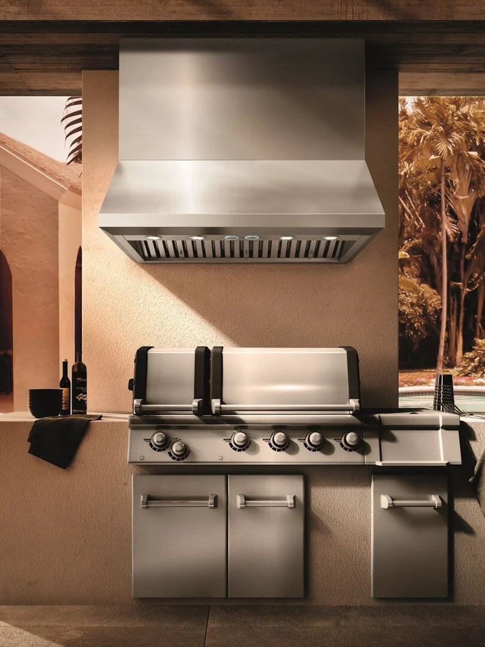 Elica - 48 Inch 1200 CFM Wall Mount and Chimney Range Vent in Stainless - ECP148SS