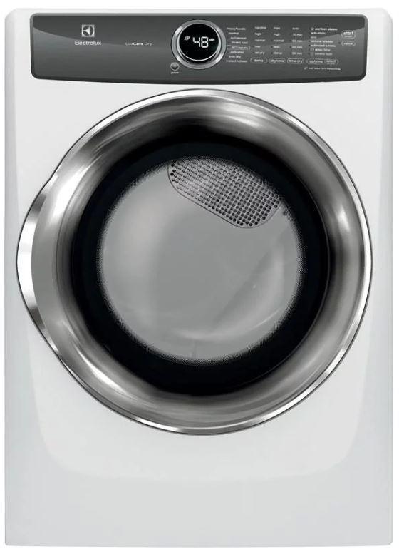 Electrolux - 8 cu. Ft  Electric Dryer in White - EFMC527UIW