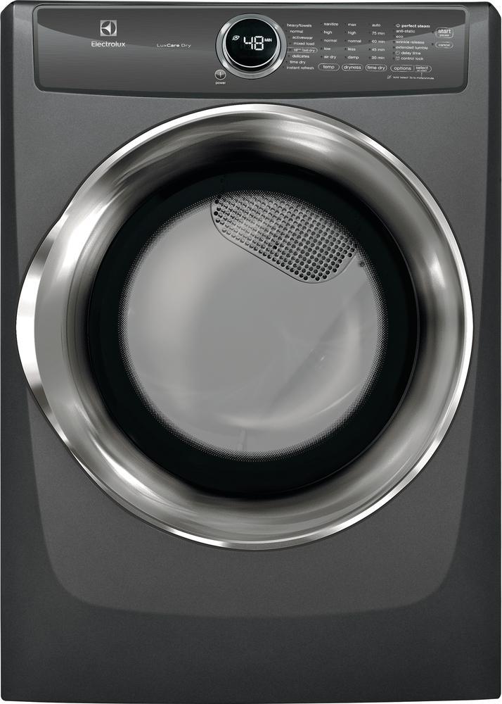 Electrolux - 8 cu. Ft  Electric Dryer in Silver - EFMC527UTT