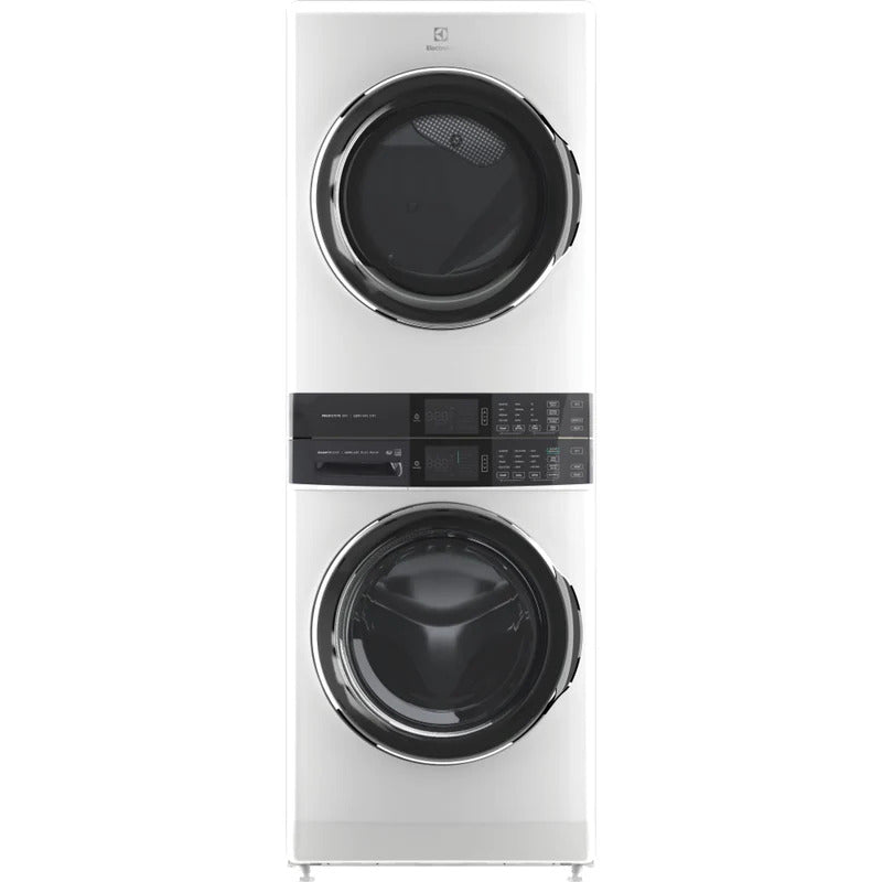 Electrolux - 5.2 cu. Ft  Front Load Washer And 8 cu. Ft Dryer Laundry Tower in White - ELTE760CAW