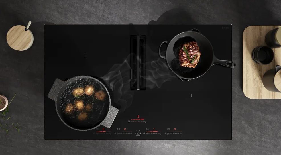 Elica - 30.3 Inch Induction Cooktop in Black - ENF430BL