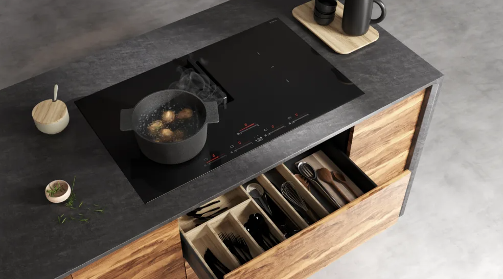 Elica - 30.3 Inch Induction Cooktop in Black - ENF430BL