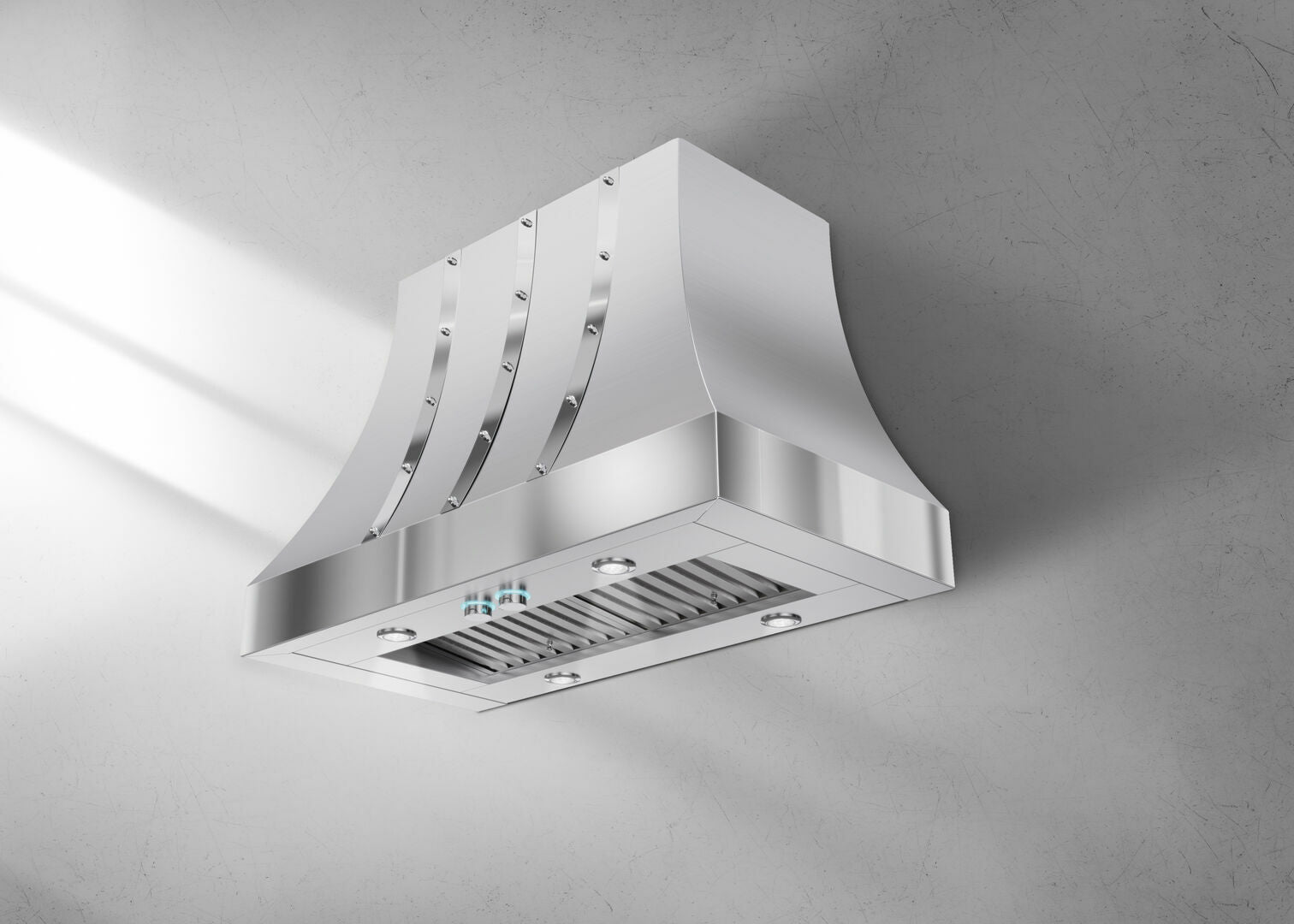 Elica - 36 Inch 600 CFM Wall Mount and Chimney Range Vent in Stainless - EORX36SS
