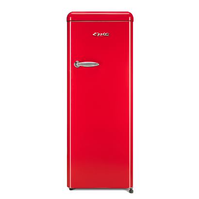 Epic - 21.5 Inch 9 cu. ft All Fridge Refrigerator in Red - ERAR88RED