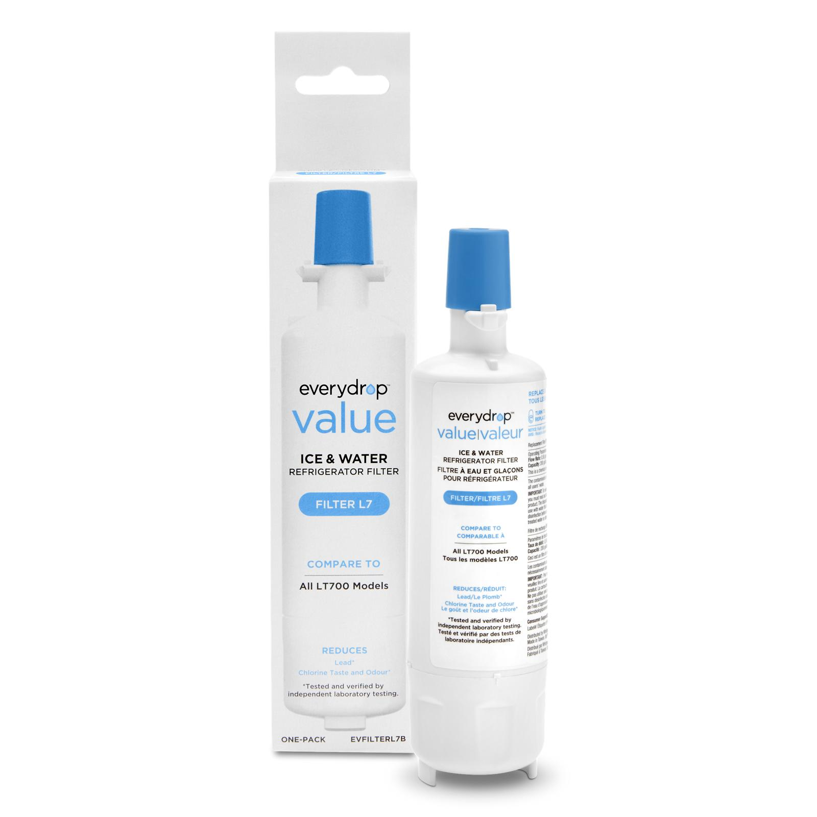 Whirlpool Refrigerator Water Filter L7 (compares to LG LT-700) - EVFILTERL7B