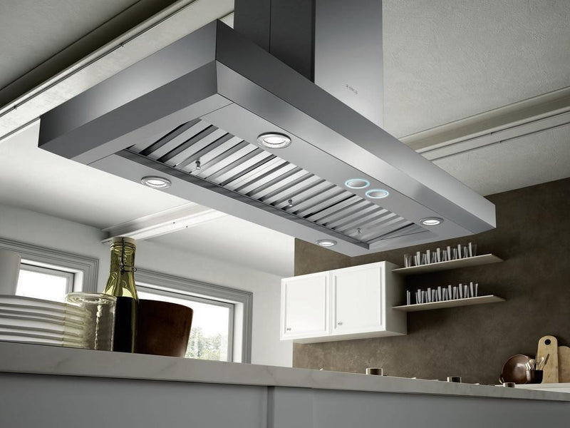 Elica - 48 Inch 600 CFM Island Range Vent in Stainless (Open Box) - EVI648S1