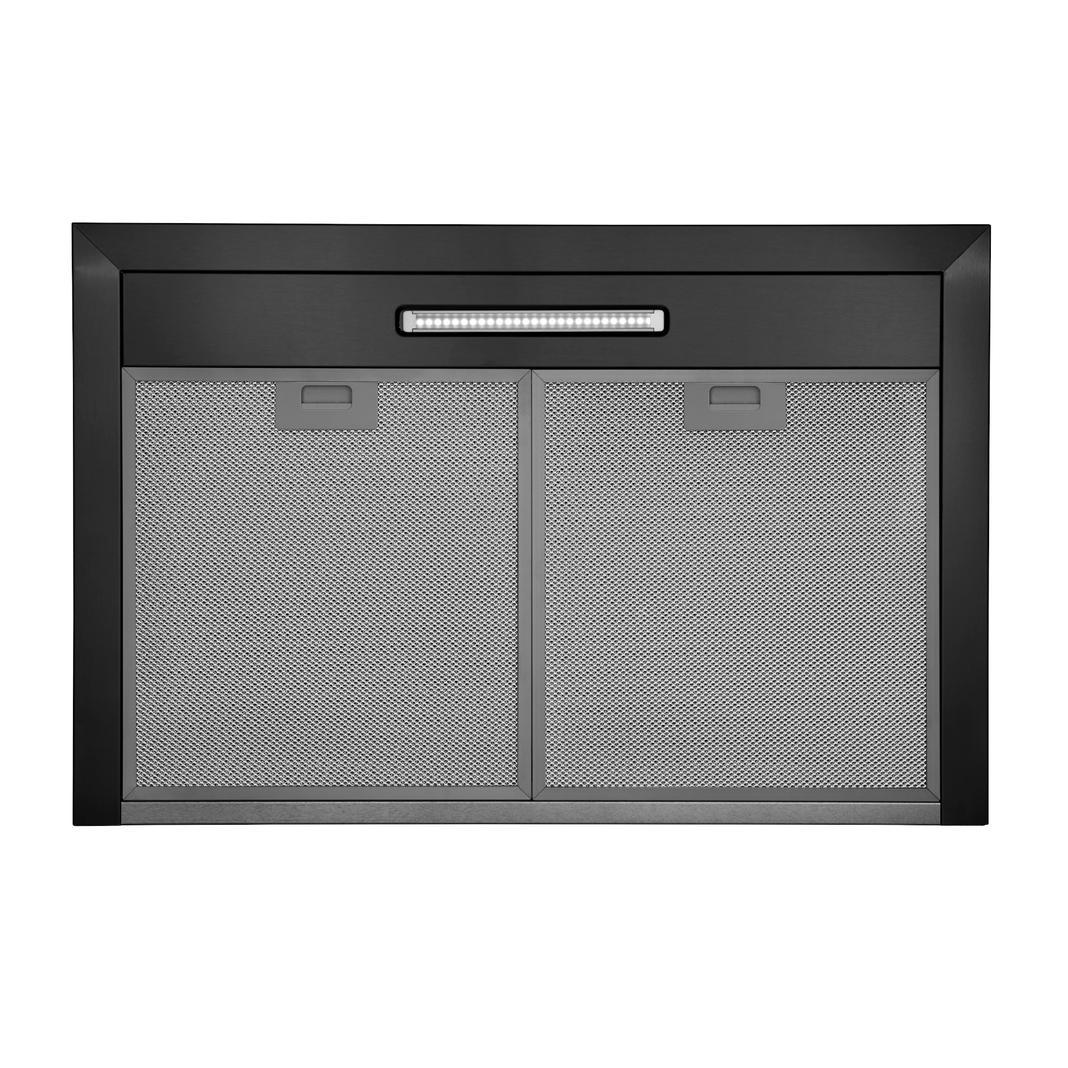 Broan - 36 Inch 460 CFM Wall Mount and Chimney Range Vent in Black Stainless - EW4336BLS