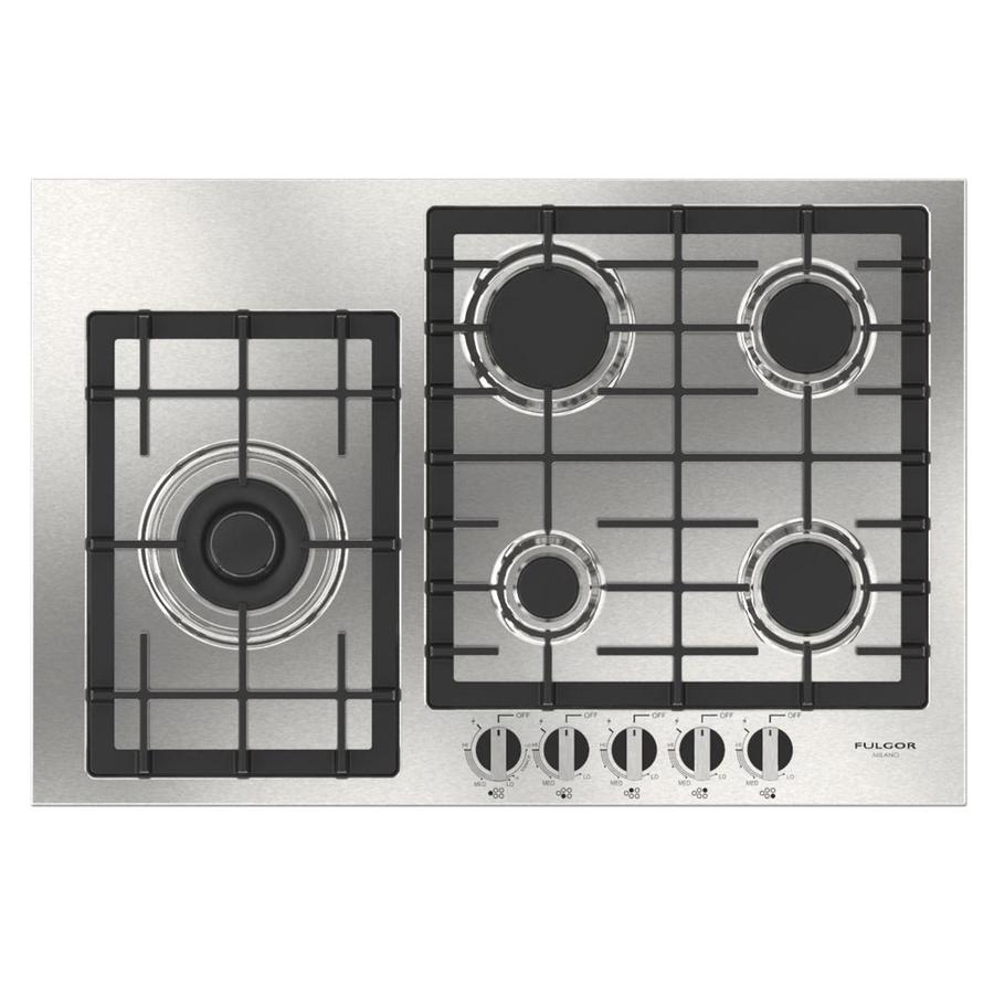 Fulgor Milano - 30 inch wide Gas Cooktop in Stainless - F4GK30S1
