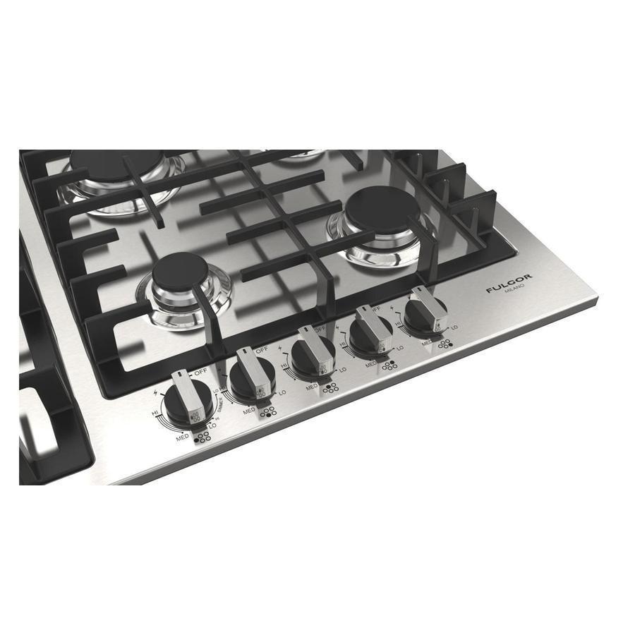 Fulgor Milano 30 Inch Gas Cooktop in Stainless (Open Box) F4GK30S1