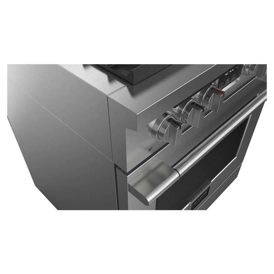 Fulgor Milano - 4.4 cu. ft  Dual Fuel Range in Stainless - F4PDF304S1