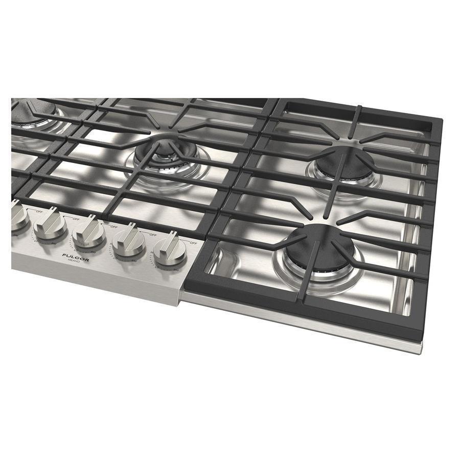 Fulgor Milano - 36 Inch Gas Cooktop in Stainless (Open Box) - F4GK36S1