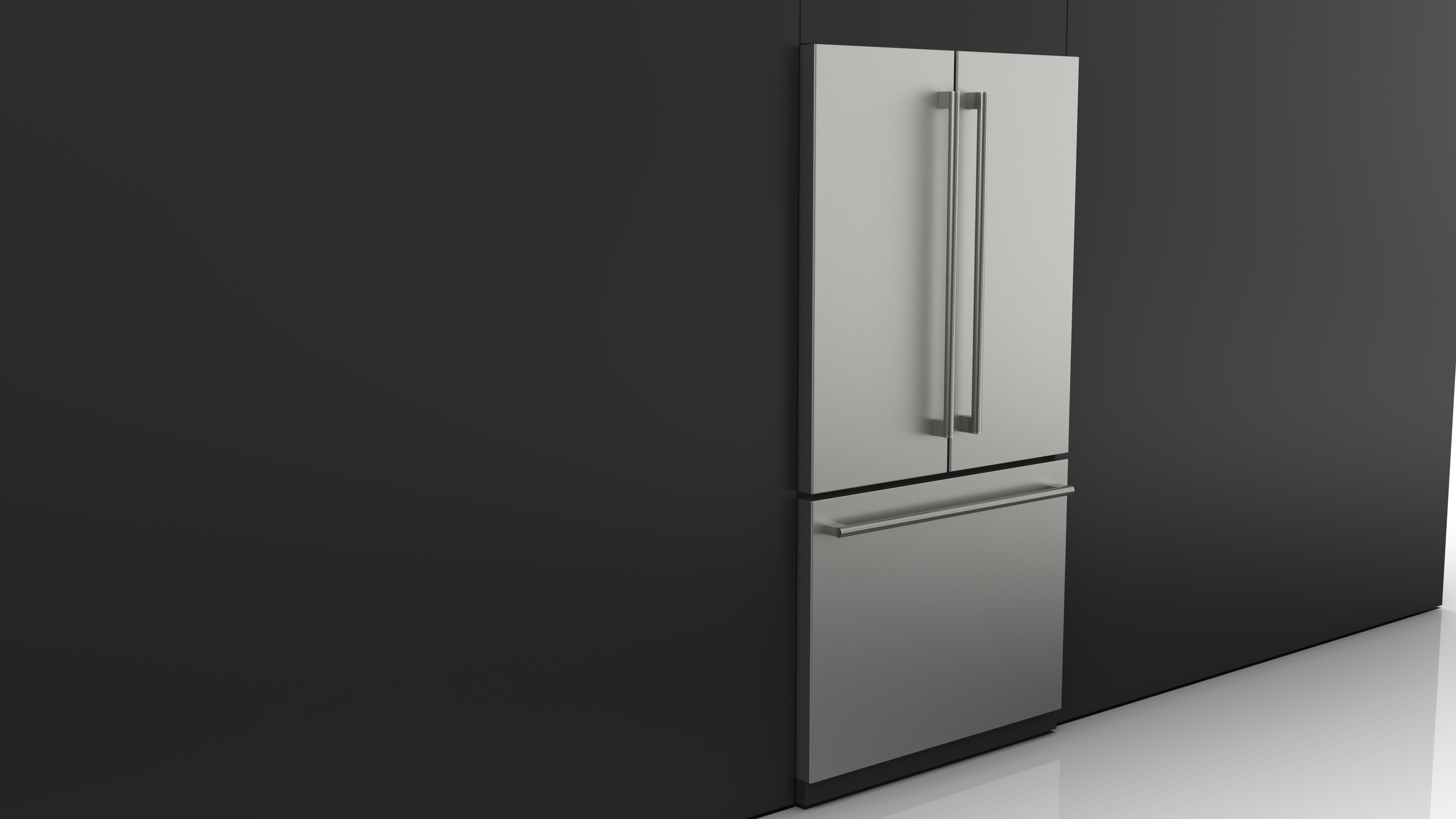 Fulgor Milano - 35.75 Inch 19.86 cu. ft French Door Refrigerator in Stainless - F6FBM36S2
