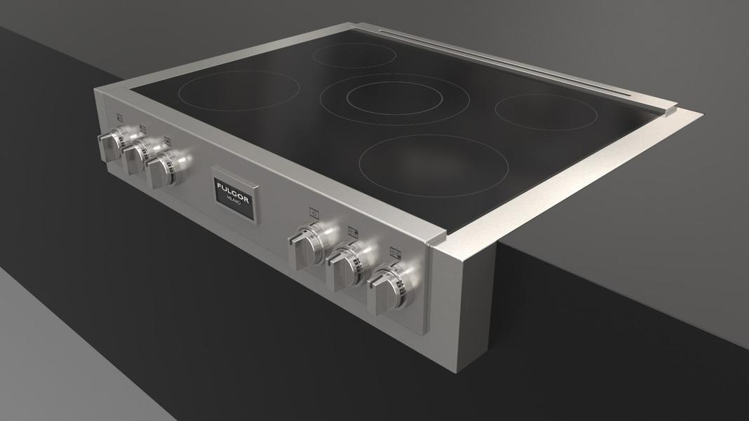 Fulgor Milano - 35.8 inch wide Induction Cooktop in Stainless - F6IRT365S1