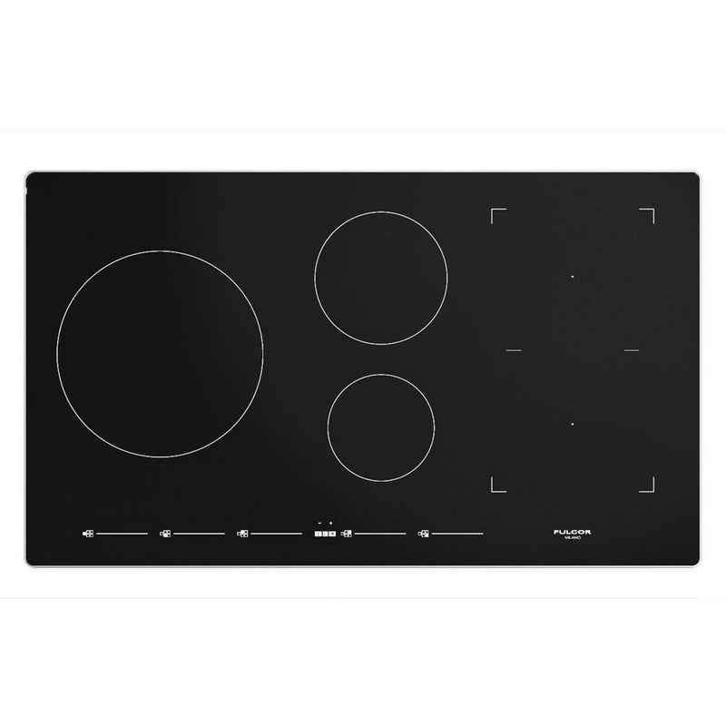 Fulgor Milano - 36.2 inch wide Induction Cooktop in Black - F7IT36S1