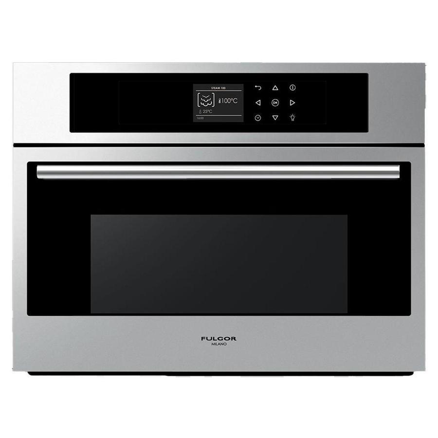 Fulgor Milano - 1.2 cu. ft Steam Wall Oven in Stainless - F7SCO24S1