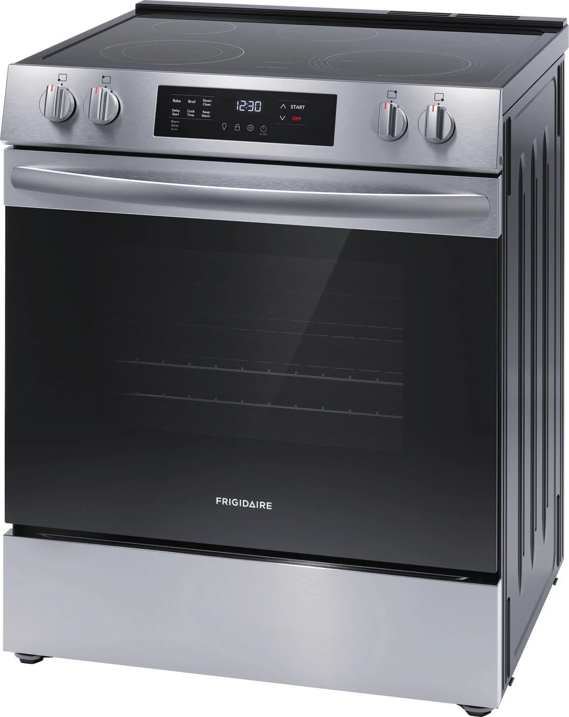 Frigidaire - 5.3 cu. ft  Electric Range in Stainless - FCFE306CAS