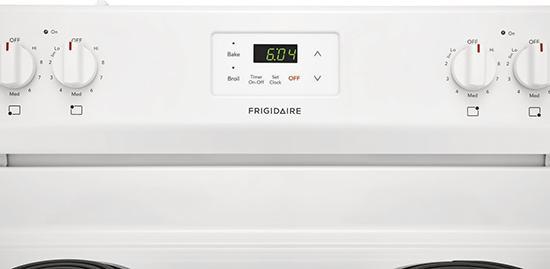 Frigidaire - 5.3 cu. ft Electric Range in White - FCRC301CAW