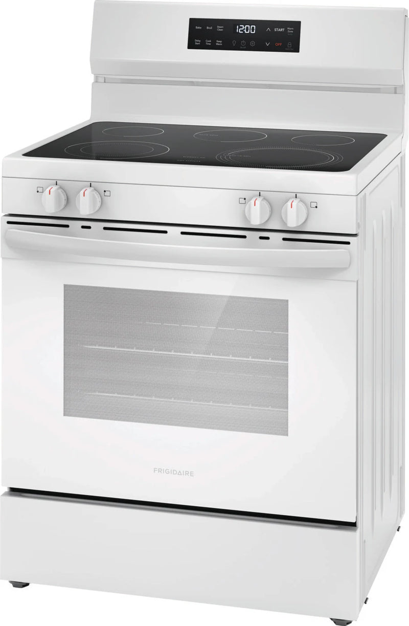 Frigidaire - 5.3 cu. ft  Electric Range in White - FCRE306CAW