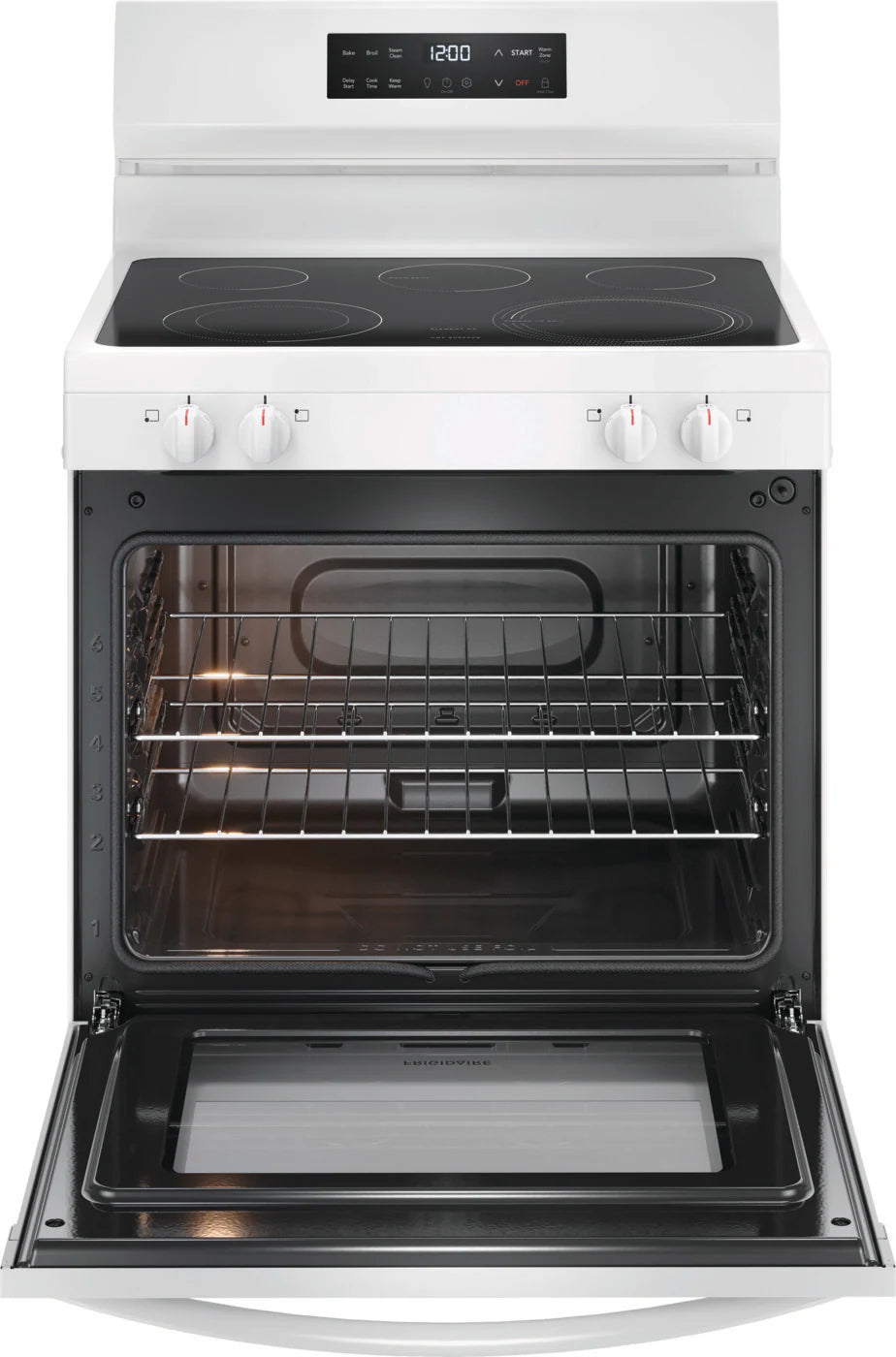 Frigidaire - 5.3 cu. ft  Electric Range in White - FCRE306CAW