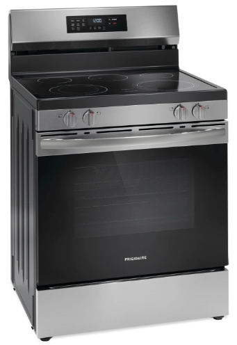 Frigidaire - 76.2 Inch 5.3 cu. ft  Electric Range in Stainless - FCRE308CAS