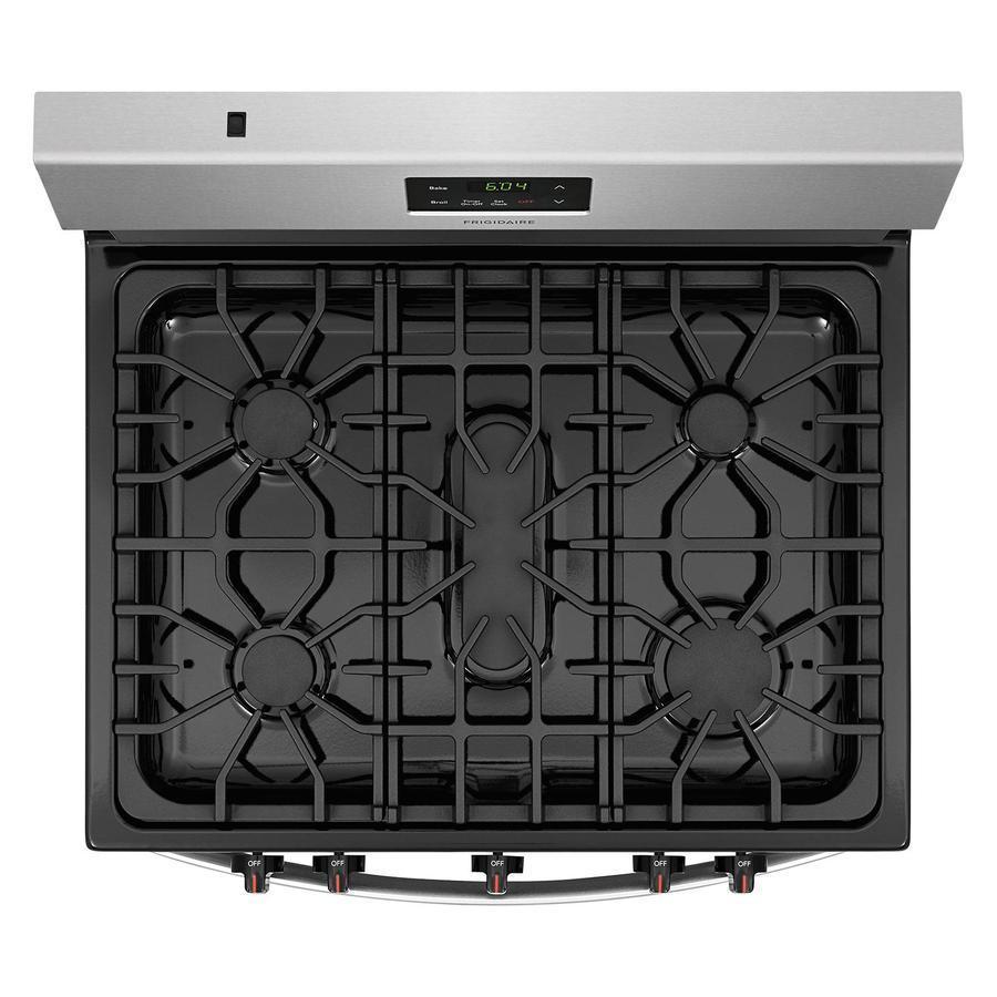 Frigidaire - 5 cu. ft  Gas Range in Stainless - FCRG3052AS