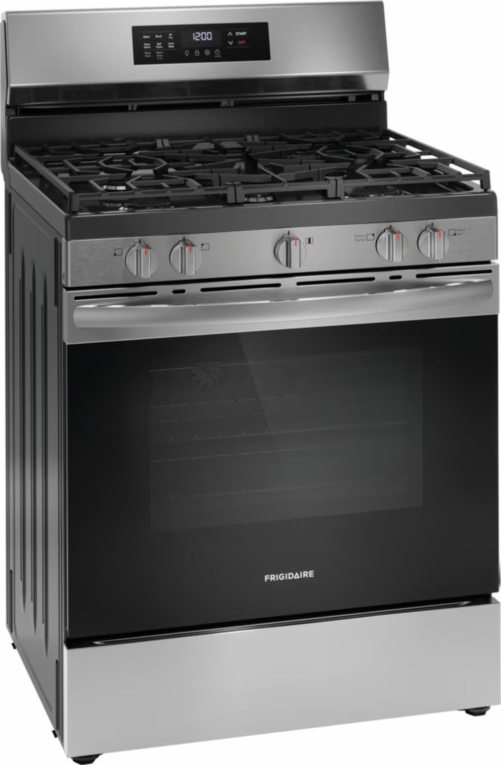 Frigidaire - 5.1 cu. ft  Gas Range in Stainless - FCRG3083AS