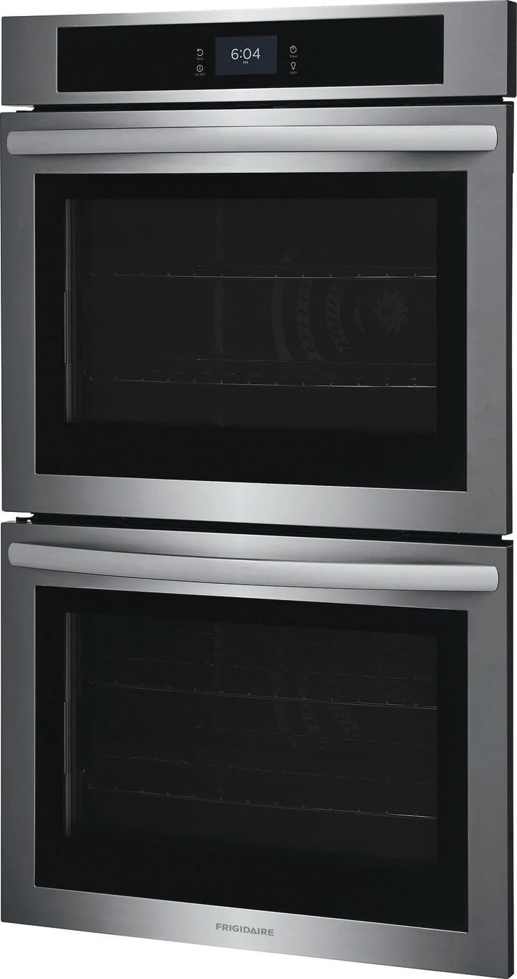 Frigidaire - 10.6 cu. ft Double Wall Oven in Stainless - FCWD3027AS