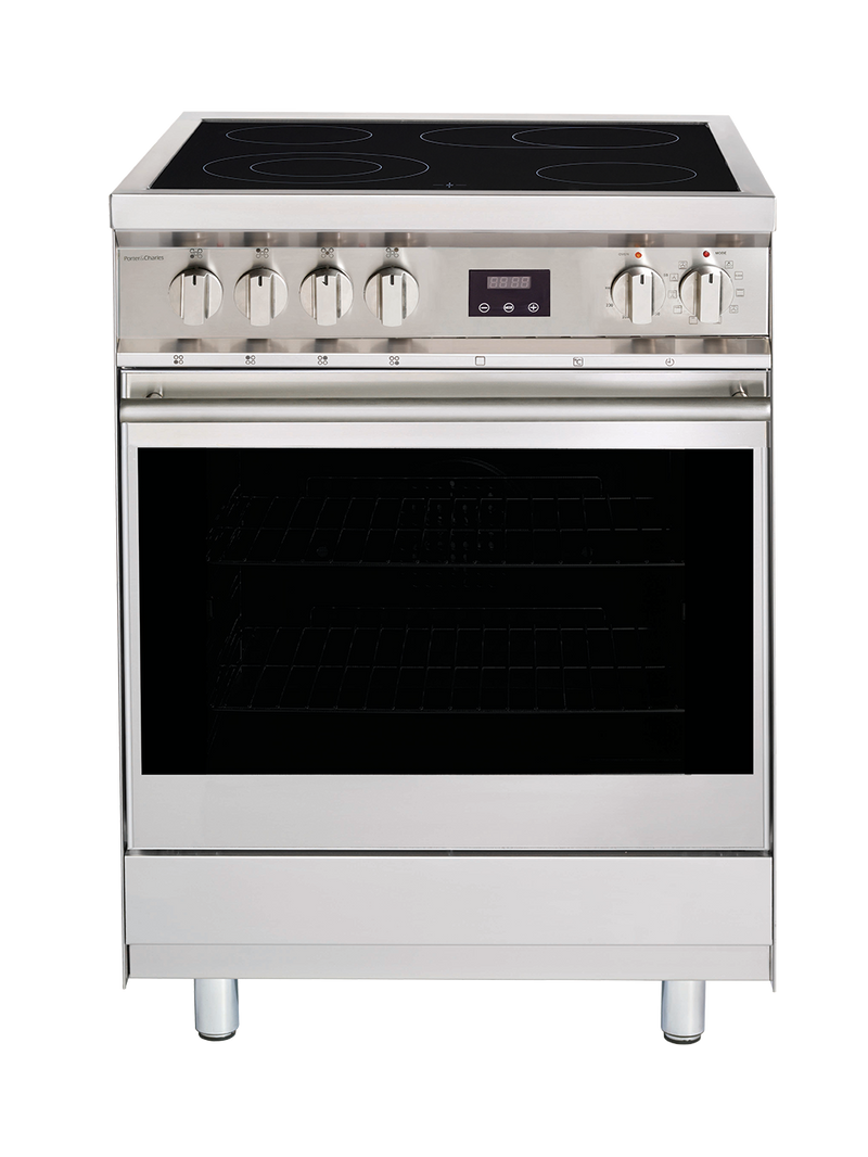Porter & Charles - 2.2 cu. ft  Electric Range in Stainless - FEC60B2