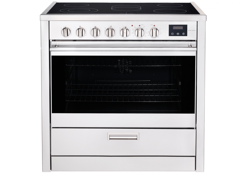 Porter & Charles - 4.3 cu. ft  Electric Range in Stainless - FEC90B3