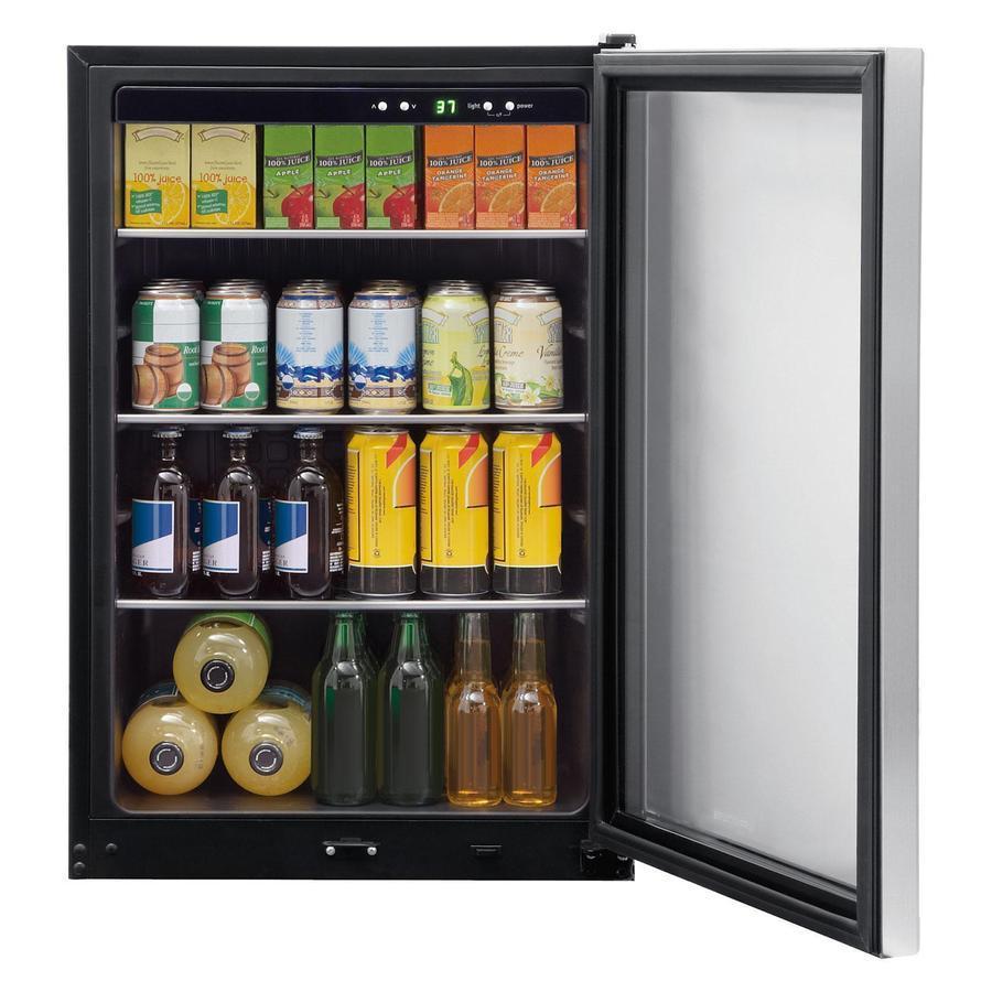 Frigidaire - 21.5 Inch 4.6 cu. ft Beverage Centre Refrigerator in Stainless - FFBC4622QS