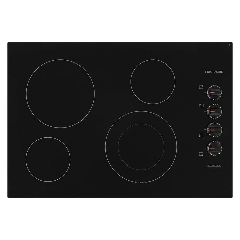 Frigidaire - 30.625 inch wide Electric Cooktop in Black - FFEC3025UB