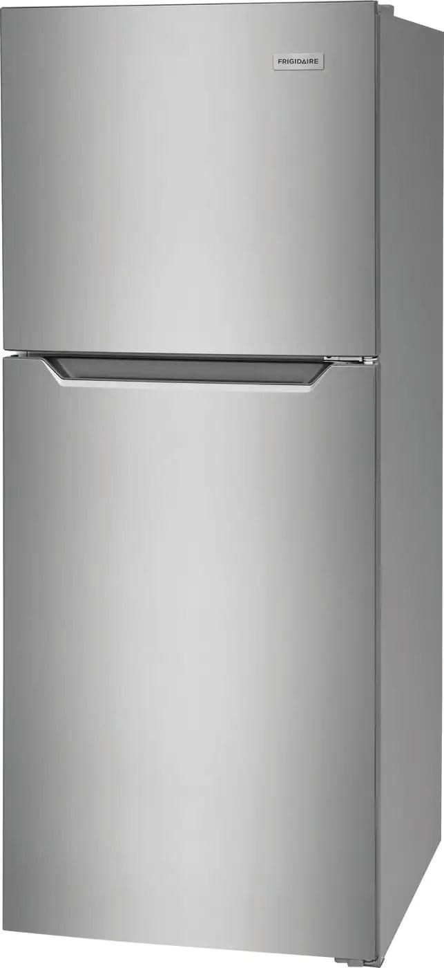 Frigidaire - 23.75 Inch 10.1 cu. ft Top Mount Refrigerator in Stainless - FFET1022UV