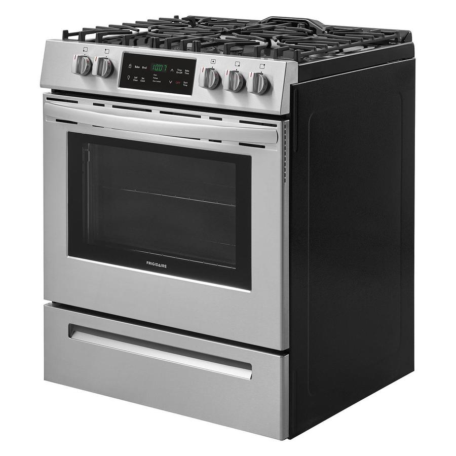 Frigidaire - 5 cu. ft  Gas Range in Stainless - FFGH3054US