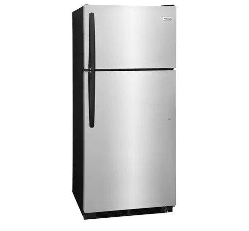 Frigidaire - 28 Inch 16.3 cu. ft Top Mount Refrigerator in Stainless - FFHT1621TS