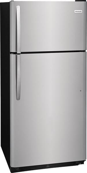 Frigidaire - 30 Inch 18 cu. ft Top Mount Refrigerator in Stainless - FFHT1821TS