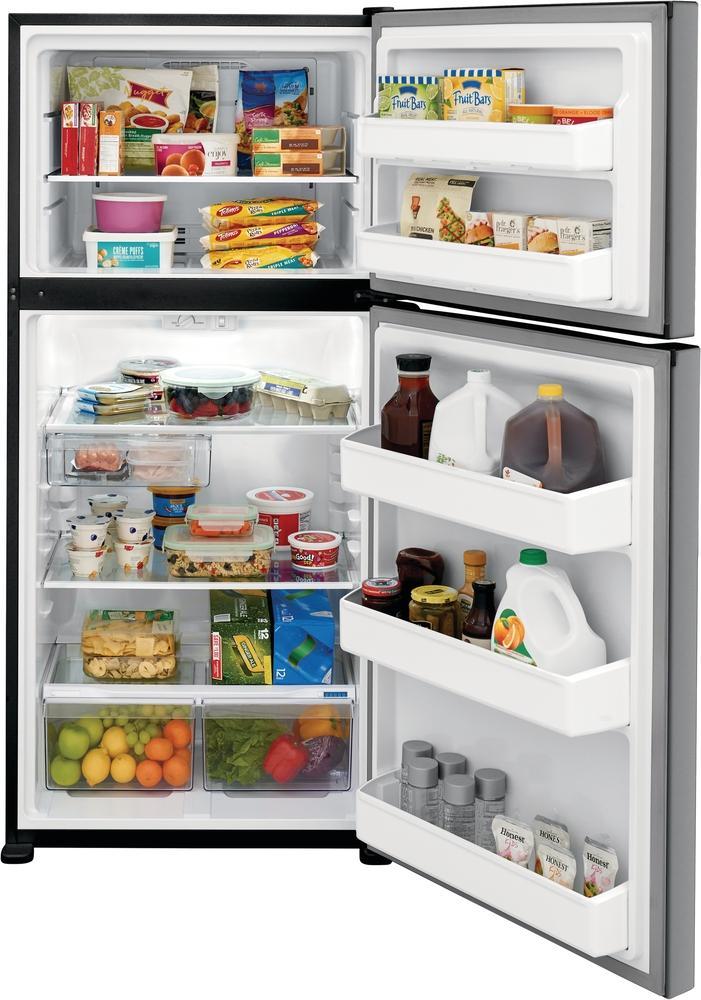 Frigidaire - 30 Inch 18.3 cu. ft Top Mount Refrigerator in Stainless - FFTR1835VS