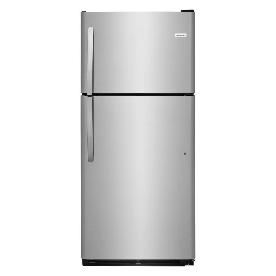 Frigidaire - 29.625 Inch 20.4 cu. ft Top Mount Refrigerator in Stainless - FFTR2021TS