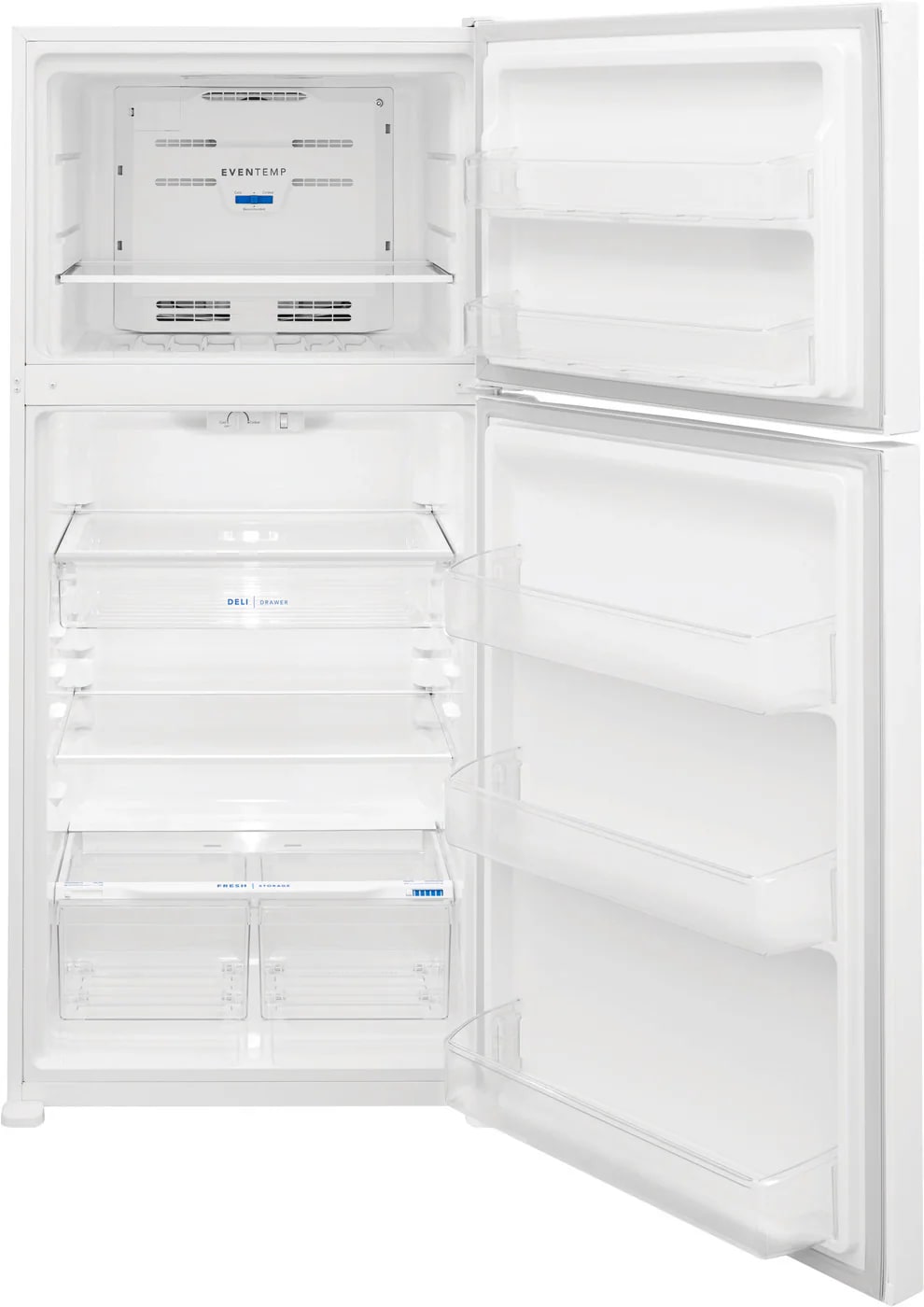 Frigidaire - 30 Inch 20 cu. ft Top Mount Refrigerator in White - FFTR2045VW