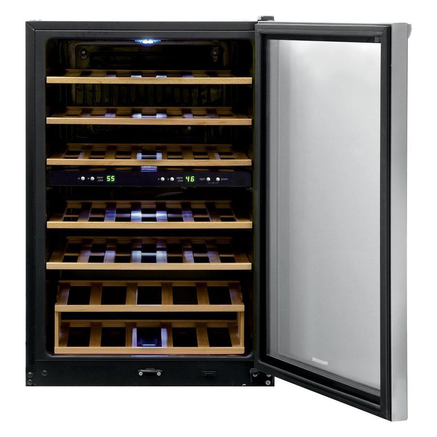 Frigidaire - 21.5 Inch 4.4 cu. ft Wine Fridge Refrigerator in Stainless - FFWC3822QS