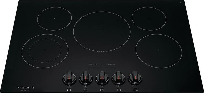 Frigidaire Gallery - 30.625 inch wide Electric Cooktop in Black - FGEC3068UB