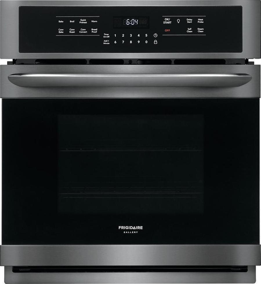 Frigidaire Gallery - 3.8 cu. ft Single Wall Oven in Black Stainless Steel - FGEW2766UD