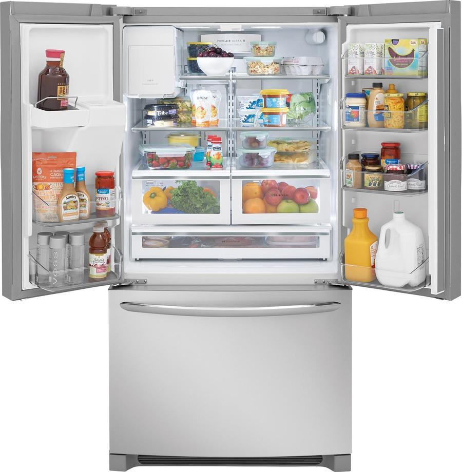 Frigidaire Gallery - 36 Inch 27.7 cu. ft French Door Refrigerator in Stainless - FGHB2868TF