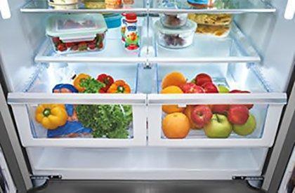 Frigidaire Gallery - 36 Inch 27.6 cu. ft French Door Refrigerator in Stainless - FGHN2868TF