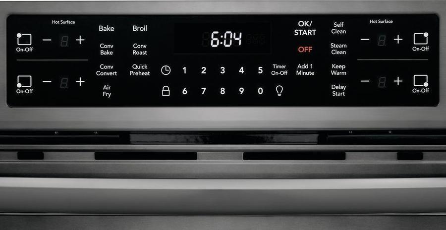Frigidaire Gallery - 5.4 cu. ft  Induction Range in Black Stainless - CGIH3047VD