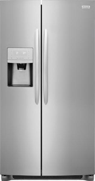 Frigidaire Gallery - 33 Inch 22.2 cu. ft Side by Side Refrigerator in Stainless - FGSS2335TF