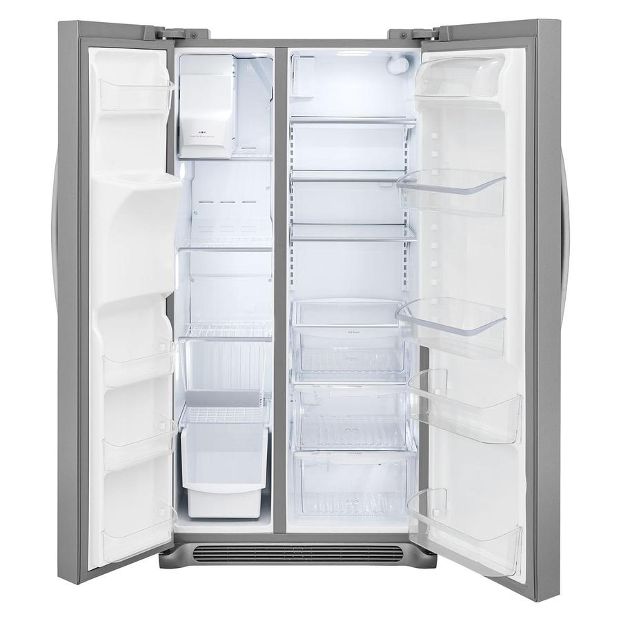 Frigidaire Gallery - 36 Inch 25.5 cu. ft Side by Side Refrigerator in Stainless - FGSS2635TF